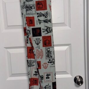 LuLaRoe Graphic Print Leggings - Black, Red, Gray